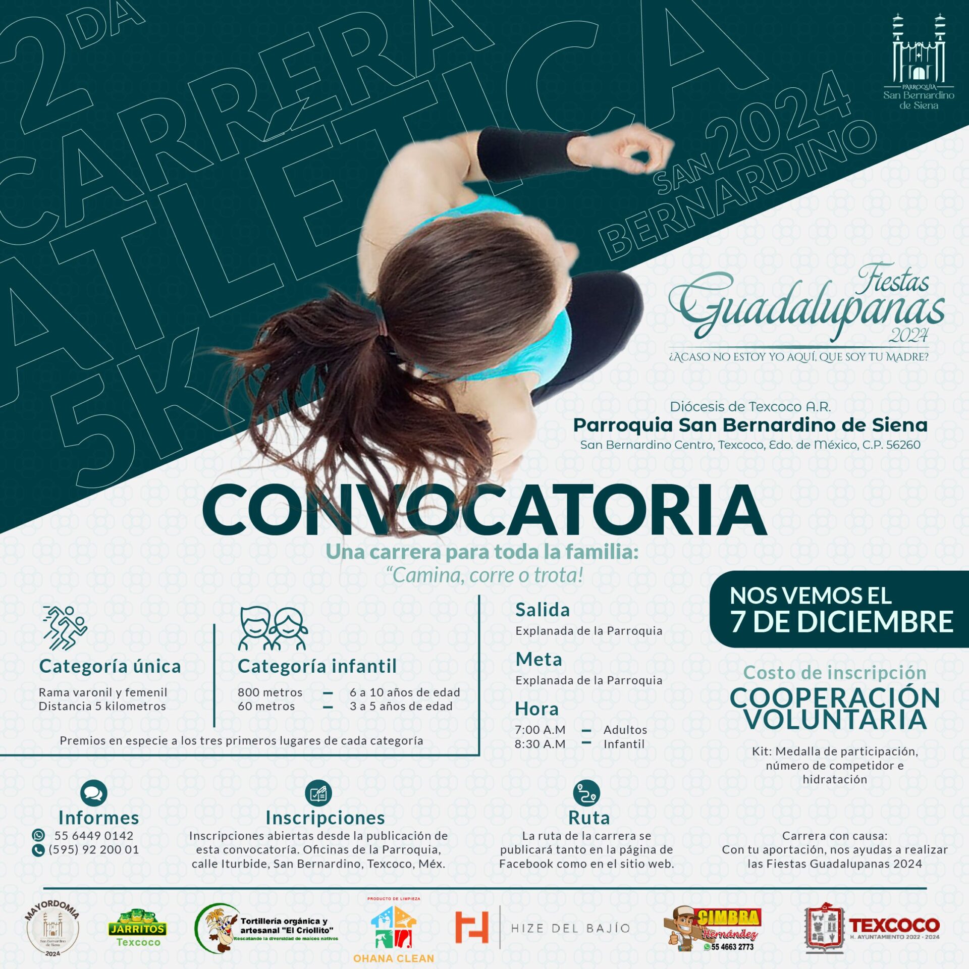 carrera atlética fiestas guadalupanas